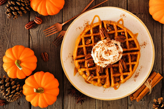 Pumpkin Pecan Waffles